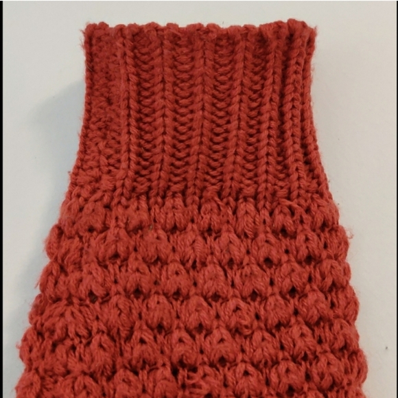 Vero Moda knit sweater rust russet orange, fall sweater, small sweater - Picture 5 of 6